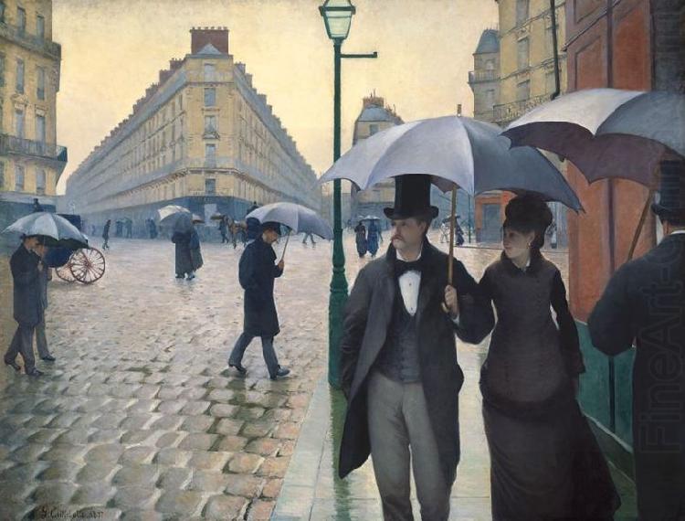 Gustave Caillebotte Paris Street Rainy Day china oil painting image